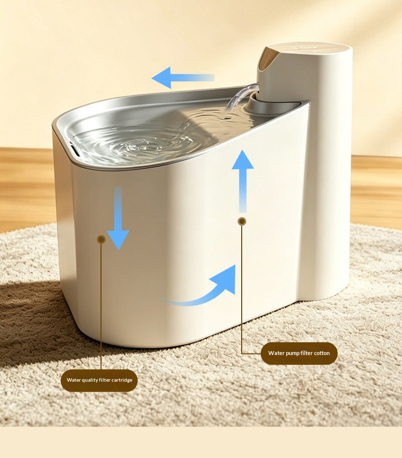 Smart Sensor Wireless Circulating Filtered Pet Water Fountain