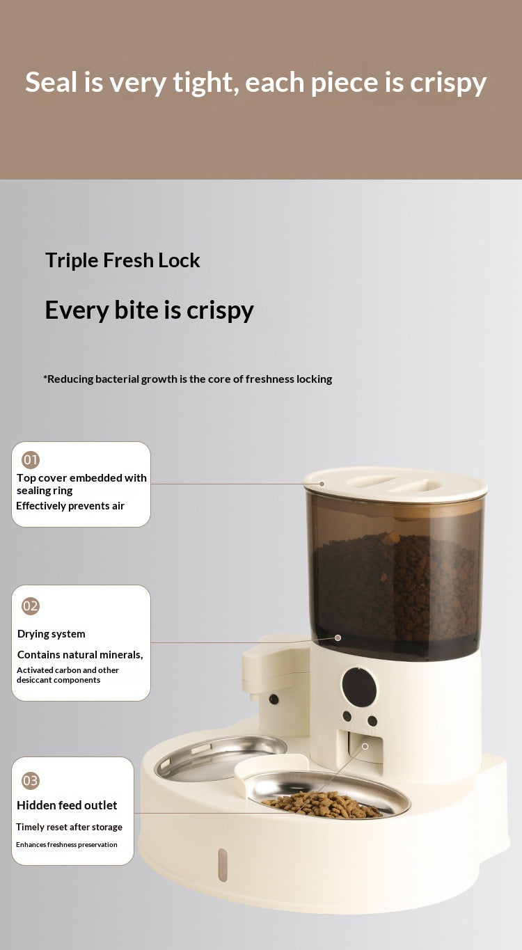 Automatic Cat Feeder With Timed & Portion Control