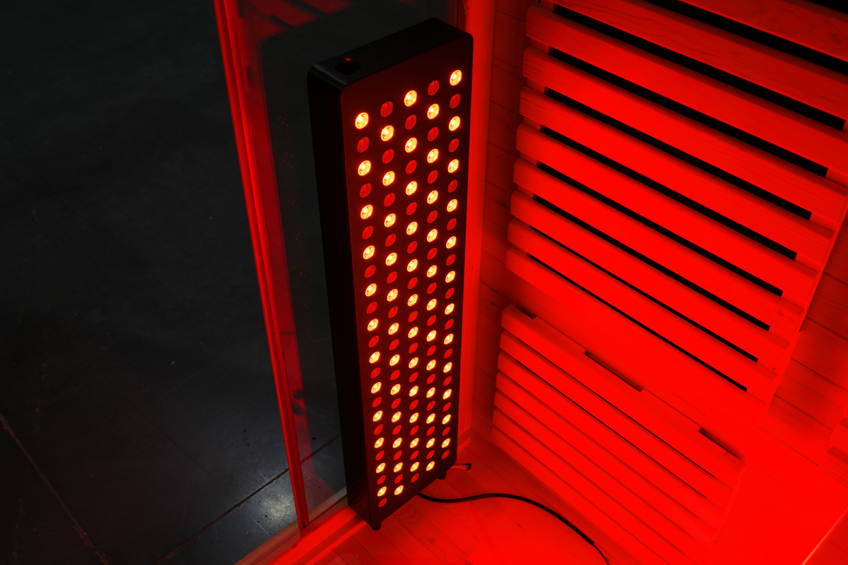 Blisspod I Venetian RED I All-In-One - Full Spectrum + Red Light Therapy I Indoor Premium Sauna I 3 Person