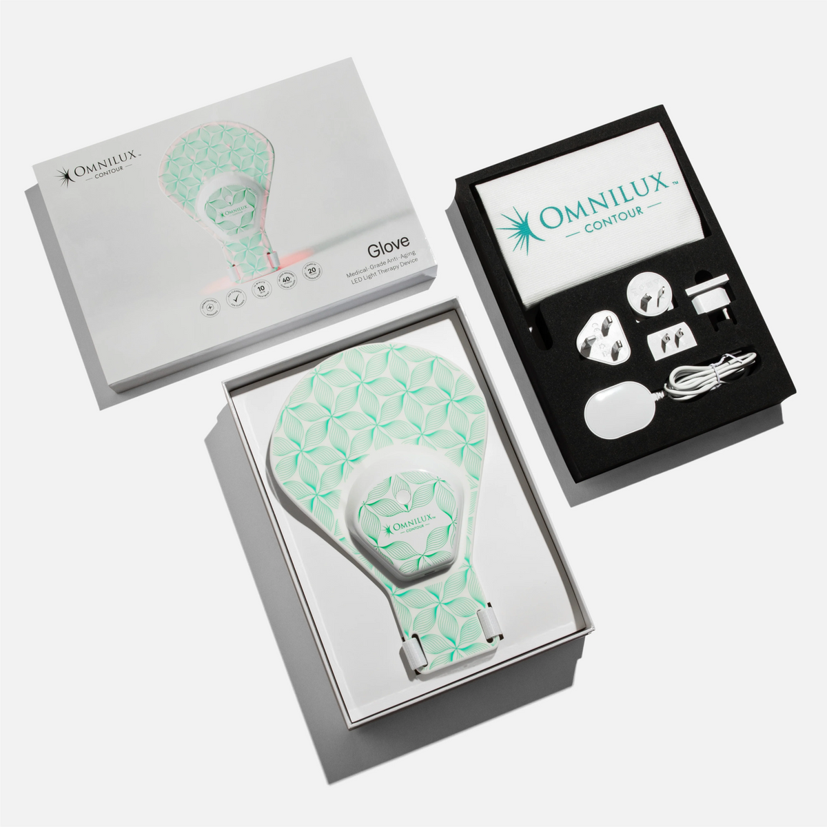 Omnilux Face Contour + Contour Glove Bundle